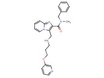 N-benzyl-N-methyl-3-({[3-(3-pyridinyloxy)propyl]amino}methyl)imidazo[1,2-a]pyridine-2-carboxamide