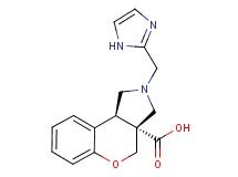 (3aR*,9bR*)-2-(1H-imidazol-2-ylmethyl)-1,2,3,9b-tetrahydrochromeno[3,4-c]pyrrole-3a(4H)-carboxylic acid