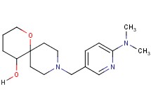 9-{[6-(dimethylamino)-3-pyridinyl]methyl}-1-oxa-9-azaspiro[5.5]undecan-5-ol