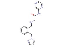 N-pyrazin-2-yl-2-{[2-(1H-pyrazol-1-ylmethyl)benzyl]amino}acetamide