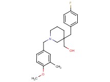 [3-(4-fluorobenzyl)-1-(4-methoxy-3-methylbenzyl)-3-piperidinyl]methanol