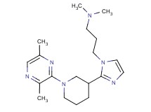 (3-{2-[1-(3,6-dimethylpyrazin-2-yl)piperidin-3-yl]-1H-imidazol-1-yl}propyl)dimethylamine