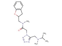 N-(2,3-dihydro-1-benzofuran-2-ylmethyl)-2-(5-{[isopropyl(methyl)amino]methyl}-1H-tetrazol-1-yl)-N-methylacetamide