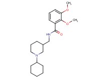 N-[(1-cyclohexyl-3-piperidinyl)methyl]-2,3-dimethoxybenzamide