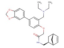 2-{4-(1,3-benzodioxol-5-yl)-2-[(diethylamino)methyl]phenoxy}-N-[(1R*,2S*,4R*)-bicyclo[2.2.1]hept-5-en-2-ylmethyl]acetamide