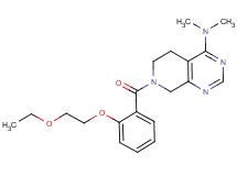 7-[2-(2-ethoxyethoxy)benzoyl]-N,N-dimethyl-5,6,7,8-tetrahydropyrido[3,4-d]pyrimidin-4-amine