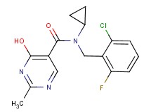 N-(2-chloro-6-fluorobenzyl)-N-cyclopropyl-4-hydroxy-2-methylpyrimidine-5-carboxamide