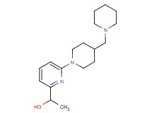 1-{6-[4-(1-piperidinylmethyl)-1-piperidinyl]-2-pyridinyl}ethanol