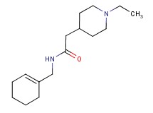 N-(1-cyclohexen-1-ylmethyl)-2-(1-ethyl-4-piperidinyl)acetamide