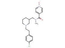 N-({1-[2-(4-chlorophenyl)ethyl]-3-piperidinyl}methyl)-N-methylisonicotinamide 1-oxide
