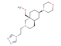 (4aR*,6R*,8aS*)-8a-(methoxymethyl)-6-morpholin-4-yl-2-[2-(4H-1,2,4-triazol-4-yl)ethyl]decahydroisoquinoline