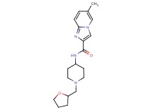 6-methyl-N-[1-(tetrahydro-2-furanylmethyl)-4-piperidinyl]imidazo[1,2-a]pyridine-2-carboxamide