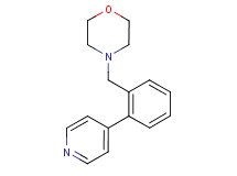 4-[2-(4-pyridinyl)benzyl]morpholine bis(trifluoroacetate)