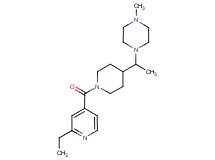 1-{1-[1-(2-ethylisonicotinoyl)-4-piperidinyl]ethyl}-4-methylpiperazine