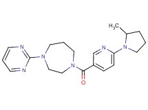 1-{[6-(2-methylpyrrolidin-1-yl)pyridin-3-yl]carbonyl}-4-pyrimidin-2-yl-1,4-diazepane