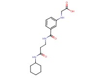 {[3-({[3-(cyclohexylamino)-3-oxopropyl]amino}carbonyl)phenyl]amino}acetic acid