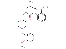 N-isobutyl-N-{[1-(2-methoxybenzyl)-4-piperidinyl]methyl}-2-(2-methoxyphenyl)acetamide