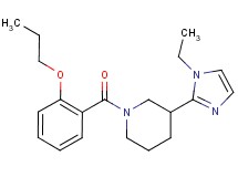 3-(1-ethyl-1H-imidazol-2-yl)-1-(2-propoxybenzoyl)piperidine