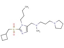 ({1-butyl-2-[(cyclobutylmethyl)sulfonyl]-1H-imidazol-5-yl}methyl)methyl[3-(1-pyrrolidinyl)propyl]amine