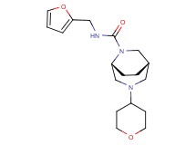 (1S*,5R*)-N-(2-furylmethyl)-3-(tetrahydro-2H-pyran-4-yl)-3,6-diazabicyclo[3.2.2]nonane-6-carboxamide