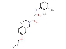 N-[3-(allyloxy)benzyl]-N'-(2,3-dimethylphenyl)-N-ethylmalonamide