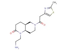 rel-(4aS,8aR)-1-(2-aminoethyl)-6-[(2-methyl-1,3-thiazol-4-yl)acetyl]octahydro-1,6-naphthyridin-2(1H)-one hydrochloride