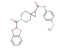 6-(2,3-dihydro-1-benzofuran-2-ylcarbonyl)-N-[4-(methylthio)phenyl]-6-azaspiro[2.5]octane-1-carboxamide