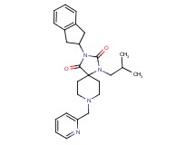 3-(2,3-dihydro-1H-inden-2-yl)-1-isobutyl-8-(2-pyridinylmethyl)-1,3,8-triazaspiro[4.5]decane-2,4-dione