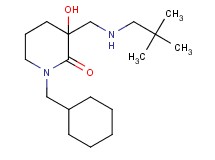 1-(cyclohexylmethyl)-3-{[(2,2-dimethylpropyl)amino]methyl}-3-hydroxy-2-piperidinone