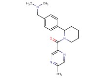 N,N-dimethyl-1-(4-{1-[(5-methyl-2-pyrazinyl)carbonyl]-2-piperidinyl}phenyl)methanamine