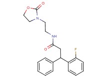 3-(2-fluorophenyl)-N-[2-(2-oxo-1,3-oxazolidin-3-yl)ethyl]-3-phenylpropanamide