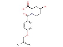 (2R*,4S*)-4-hydroxy-1-{4-[(2-methylprop-2-en-1-yl)oxy]benzoyl}piperidine-2-carboxylic acid