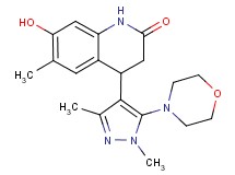 4-(1,3-dimethyl-5-morpholin-4-yl-1H-pyrazol-4-yl)-7-hydroxy-6-methyl-3,4-dihydroquinolin-2(1H)-one