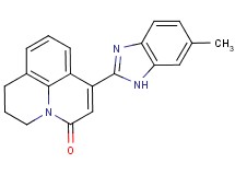 7-(6-methyl-1H-benzimidazol-2-yl)-2,3-dihydro-1H,5H-pyrido[3,2,1-ij]quinolin-5-one