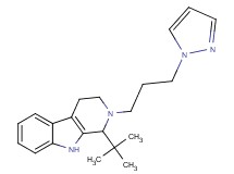 1-tert-butyl-2-[3-(1H-pyrazol-1-yl)propyl]-2,3,4,9-tetrahydro-1H-beta-carboline