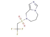 8-[(2,2,2-trifluoroethyl)sulfonyl]-6,7,8,9-tetrahydro-5H-imidazo[1,5-a][1,4]diazepine