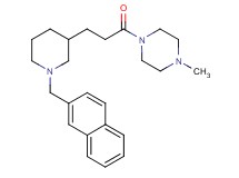 1-methyl-4-{3-[1-(2-naphthylmethyl)-3-piperidinyl]propanoyl}piperazine