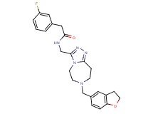 N-{[7-(2,3-dihydro-1-benzofuran-5-ylmethyl)-6,7,8,9-tetrahydro-5H-[1,2,4]triazolo[4,3-d][1,4]diazepin-3-yl]methyl}-2-(3-fluorophenyl)acetamide