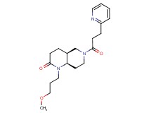 (4aS*,8aR*)-1-(3-methoxypropyl)-6-(3-pyridin-2-ylpropanoyl)octahydro-1,6-naphthyridin-2(1H)-one