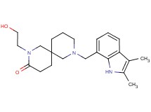 8-[(2,3-dimethyl-1H-indol-7-yl)methyl]-2-(2-hydroxyethyl)-2,8-diazaspiro[5.5]undecan-3-one