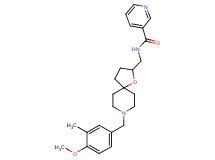 N-{[8-(4-methoxy-3-methylbenzyl)-1-oxa-8-azaspiro[4.5]dec-2-yl]methyl}nicotinamide
