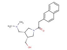 [(3R*,4R*)-4-[(dimethylamino)methyl]-1-(2-naphthylacetyl)pyrrolidin-3-yl]methanol