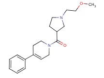 1-{[1-(2-methoxyethyl)pyrrolidin-3-yl]carbonyl}-4-phenyl-1,2,3,6-tetrahydropyridine