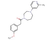 1-[(3-methoxyphenyl)acetyl]-4-(2-methyl-4-pyridinyl)-1,4-diazepane