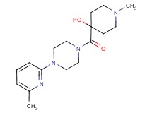 1-methyl-4-{[4-(6-methylpyridin-2-yl)piperazin-1-yl]carbonyl}piperidin-4-ol