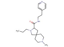 8-methyl-2-propyl-N-[2-(4-pyridinyl)ethyl]-2,8-diazaspiro[4.5]decane-3-carboxamide
