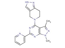 1,3-dimethyl-6-(2-pyridinyl)-4-(2,4,6,7-tetrahydro-5H-pyrazolo[4,3-c]pyridin-5-yl)-1H-pyrazolo[3,4-d]pyrimidine