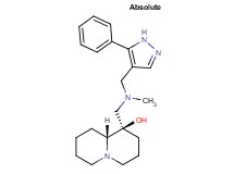 (1R,9aR)-1-({methyl[(5-phenyl-1H-pyrazol-4-yl)methyl]amino}methyl)octahydro-2H-quinolizin-1-ol