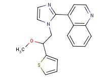 4-{1-[2-methoxy-2-(2-thienyl)ethyl]-1H-imidazol-2-yl}quinoline