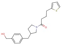 [4-({1-[4-(2-thienyl)butanoyl]pyrrolidin-3-yl}methyl)phenyl]methanol
